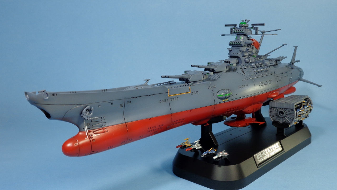 バンダイ1/1000宇宙戦艦ヤマト2199改修版Ver.2完成品