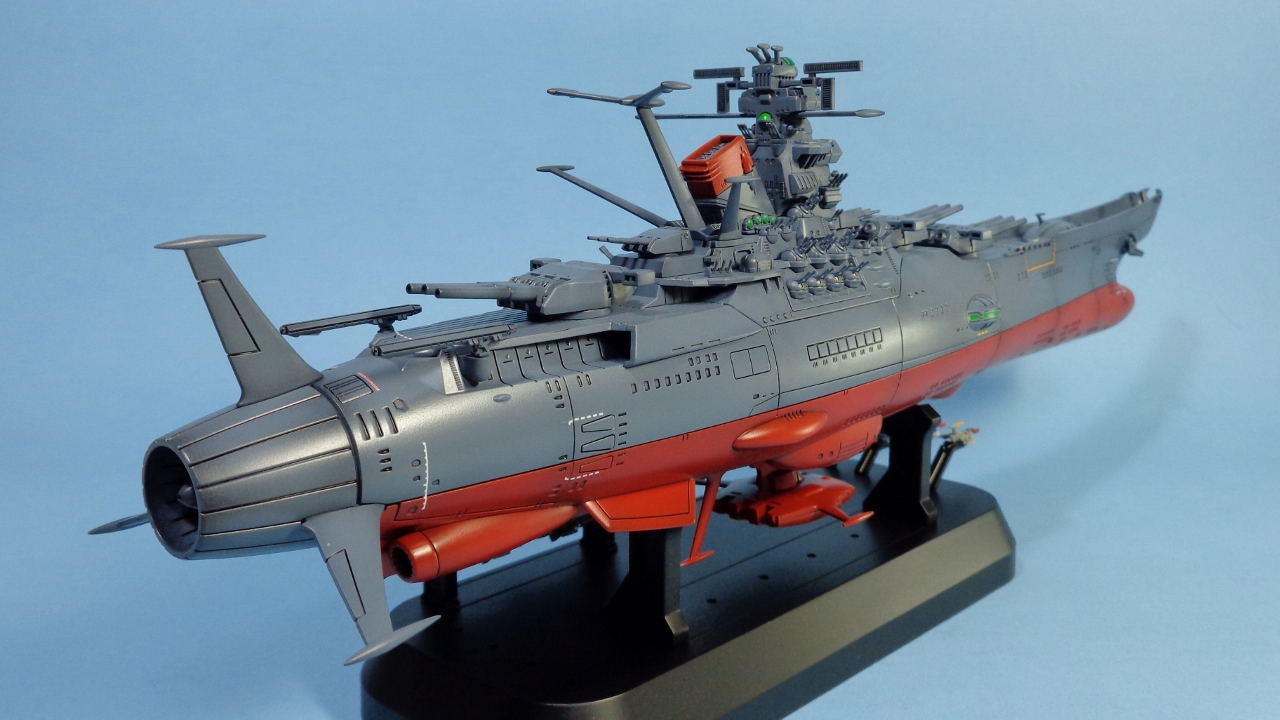 バンダイ1/1000宇宙戦艦ヤマト2199改修版Ver.2完成品